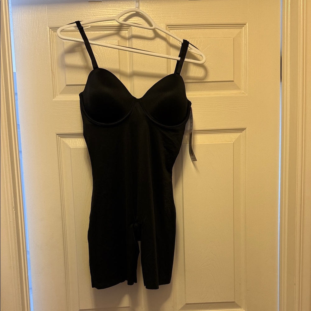 Black Bodysuit with Adjustable Straps